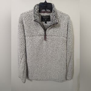 True Grit Quarter Zip Sherpa Pullover